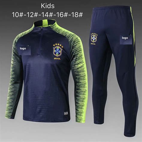 brazilian soccer tracksuit